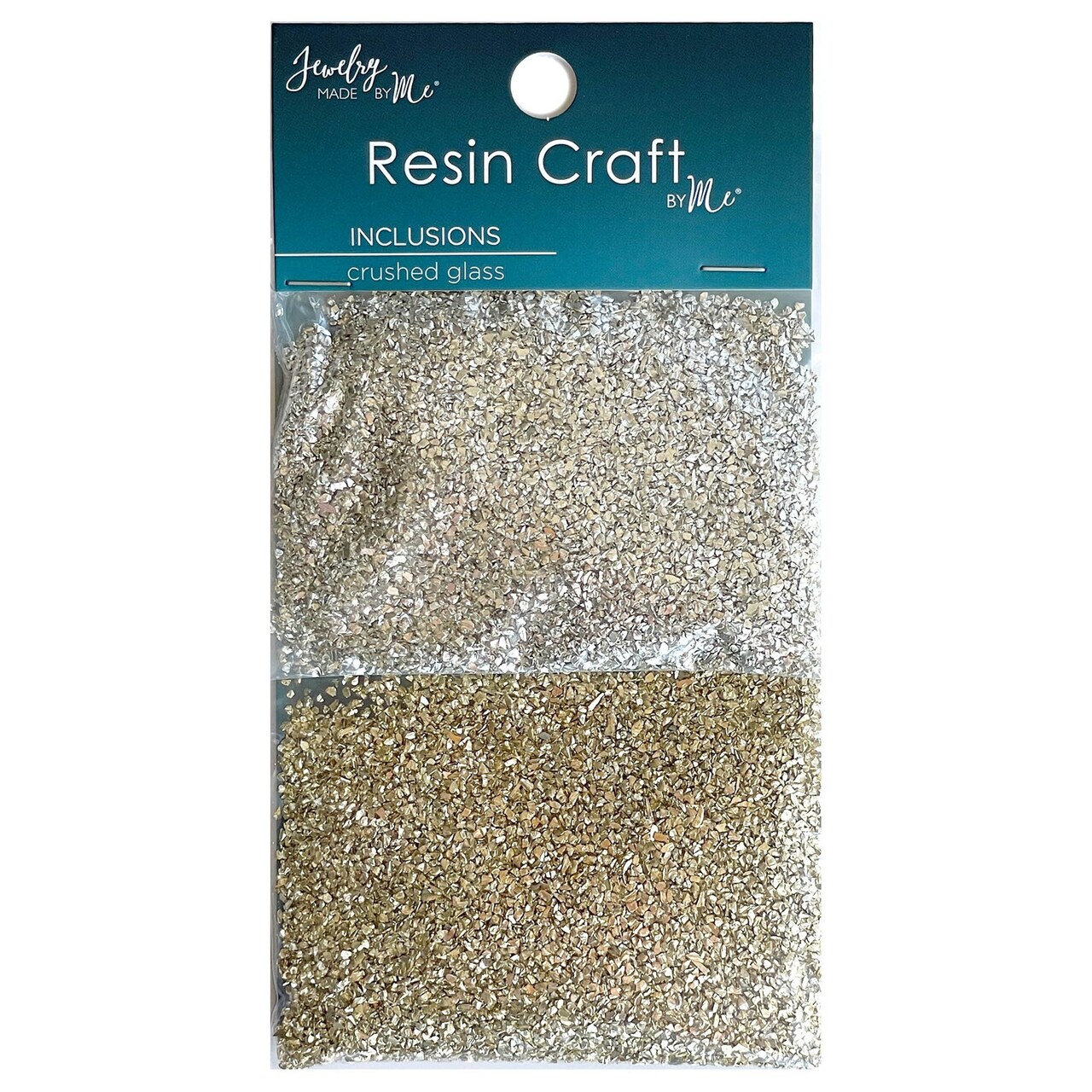 Jewelry Made By Me Resin Craft Inclusions-Silver/Gold Crushed Glass